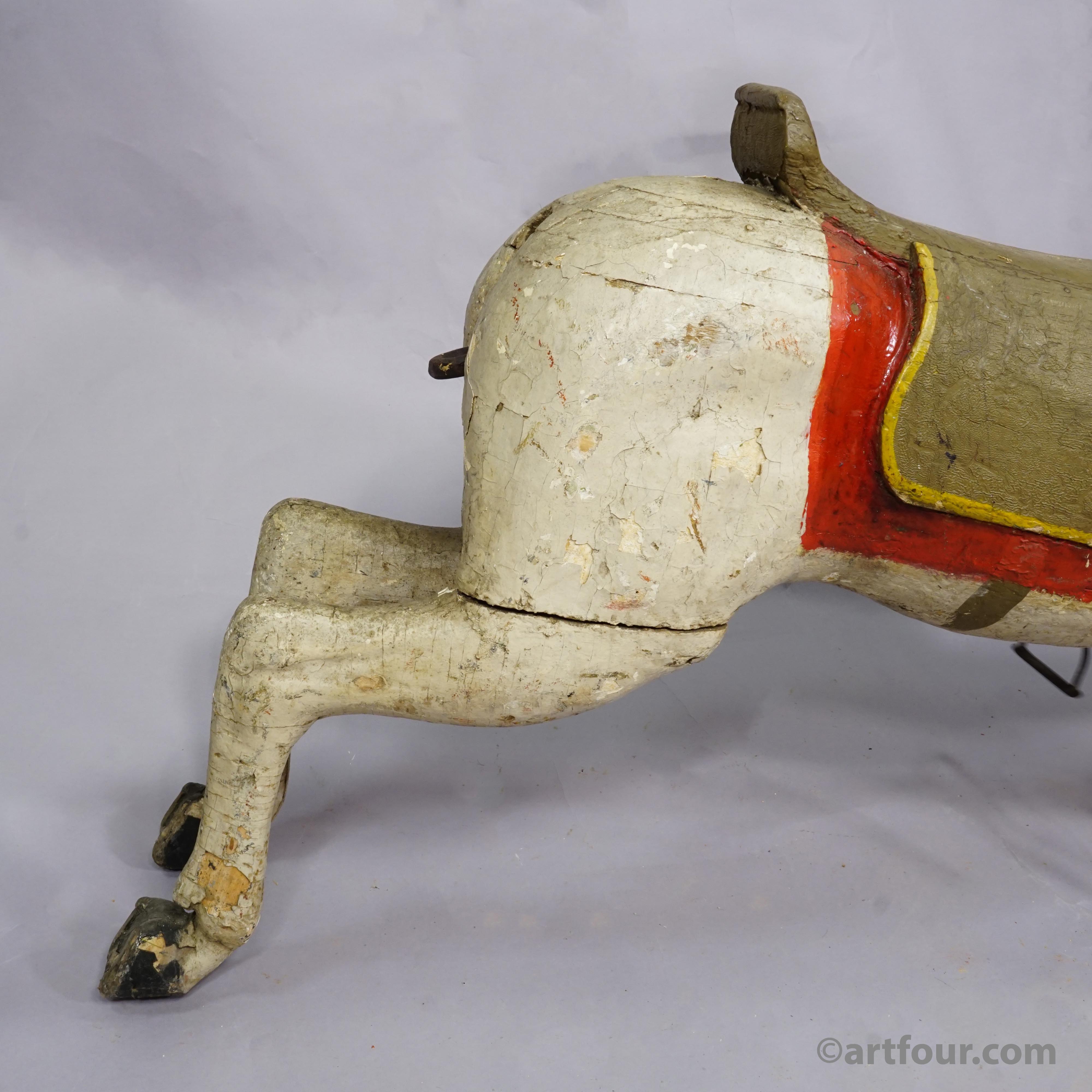 Antique children's carousel horse, Germany late 19th century