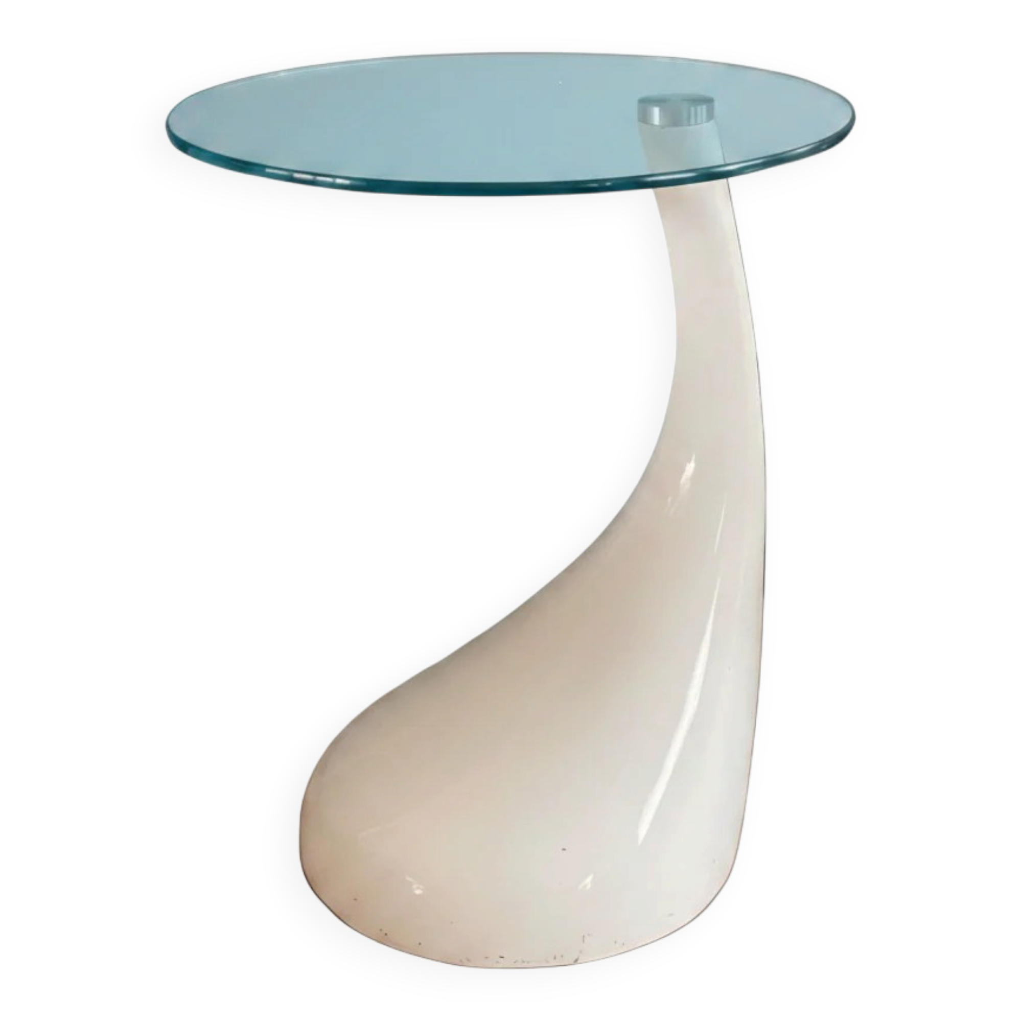 Space-age side table