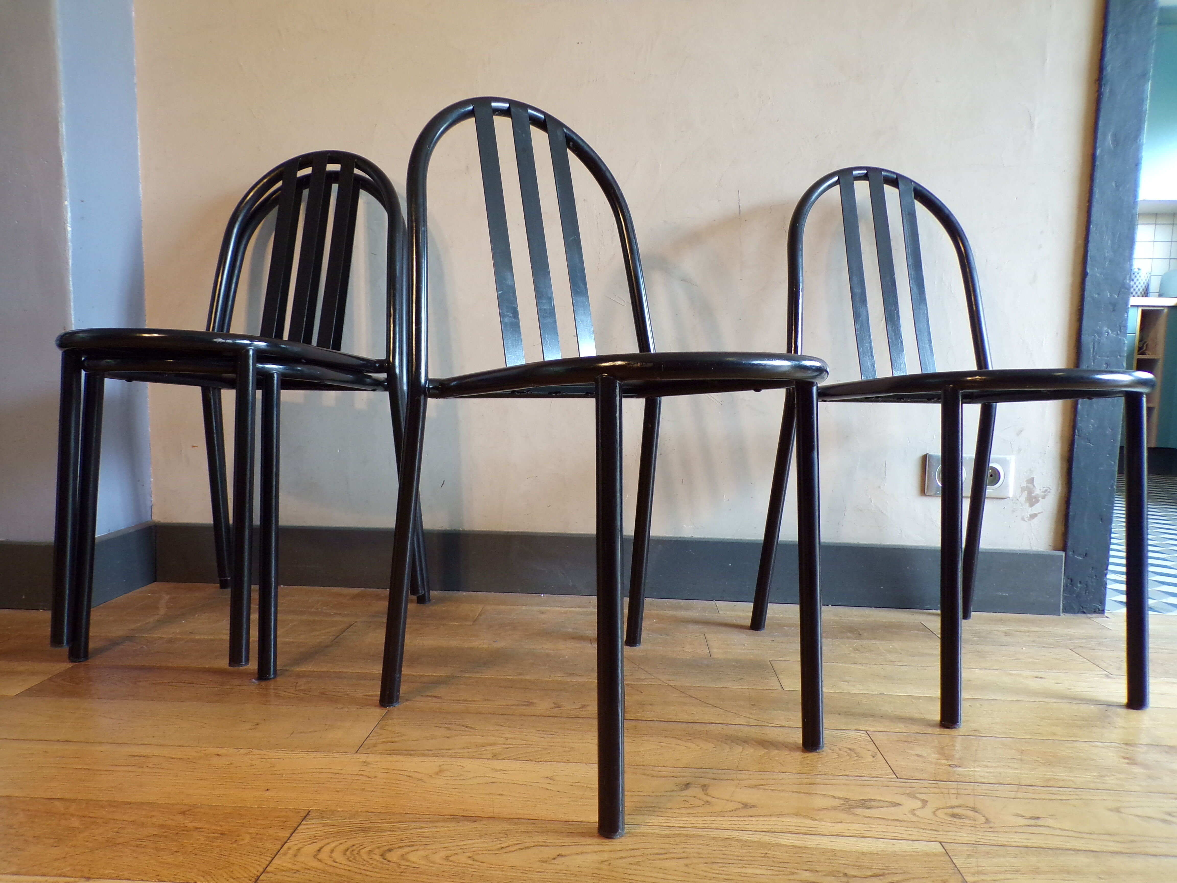 Set 4 chairs Mallet Stevens Villa Cavrois