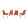 Dining Chairs by Pierre Guariche for Meurop, 1950s, Set of 4