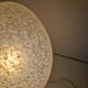 Lampe Oeuf Verre Moucheté  Blanc