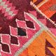 3x11 Pink Brown Vintage Kilim Runner Rug, 104x328Cm