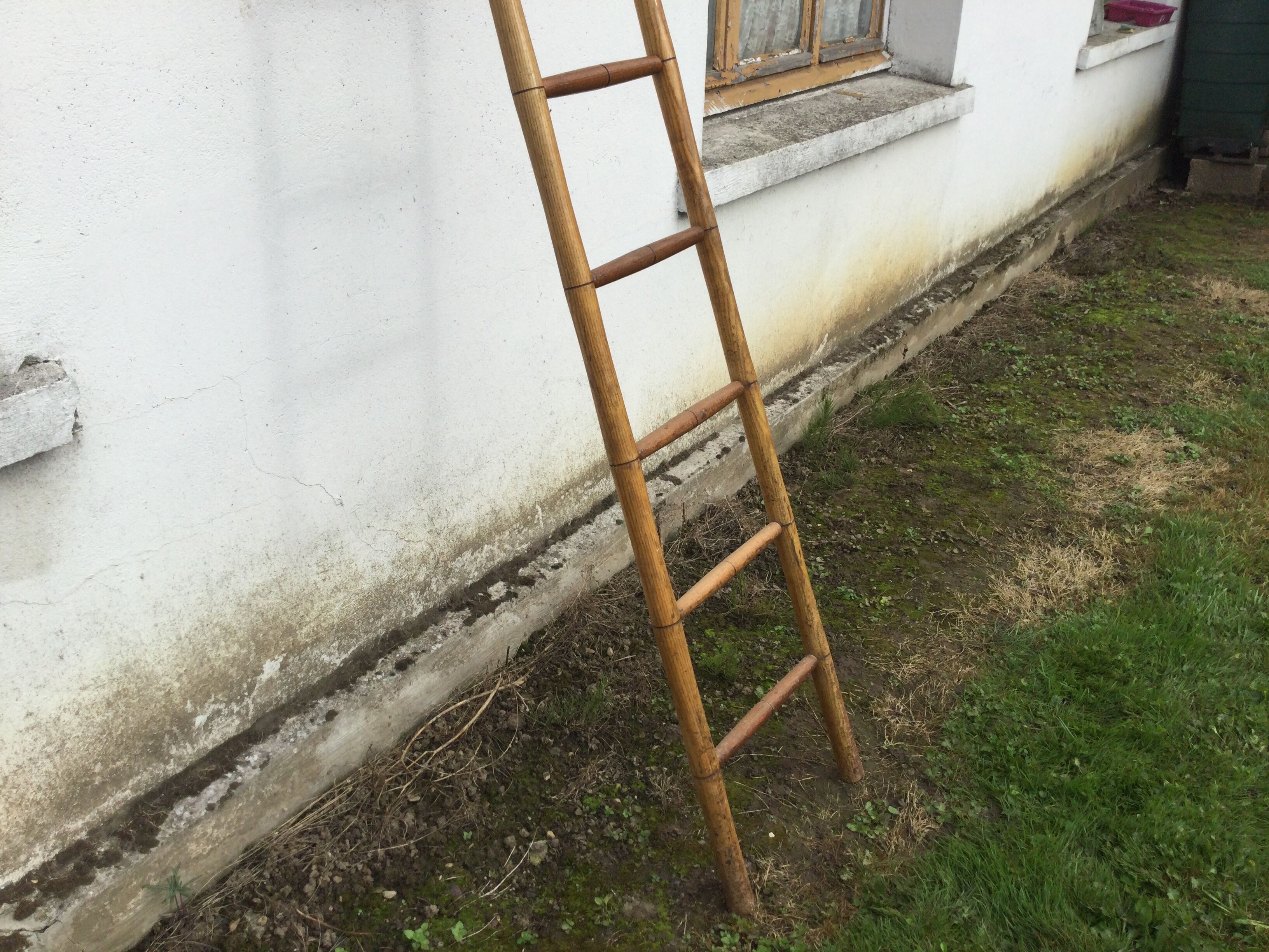 Wooden ladder