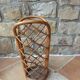 Porte-parapluie en rotin vintage