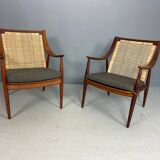 Peter Hvidt& Orla Mølgaard-Nielsen FD146 Cane Back Easy Chair, Denmark