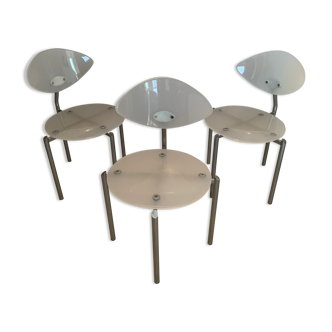 Lot 3 chaises Roche Bobois