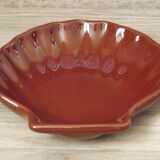 Set of 3 French Vintage Emile Henry Brown Coquille St Jaques Serving Dishes 4680