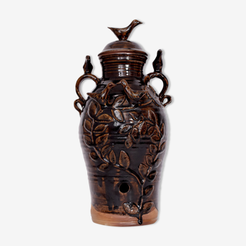 Stoneware vinegar pot. Jean-Michel Doix, France, 1947