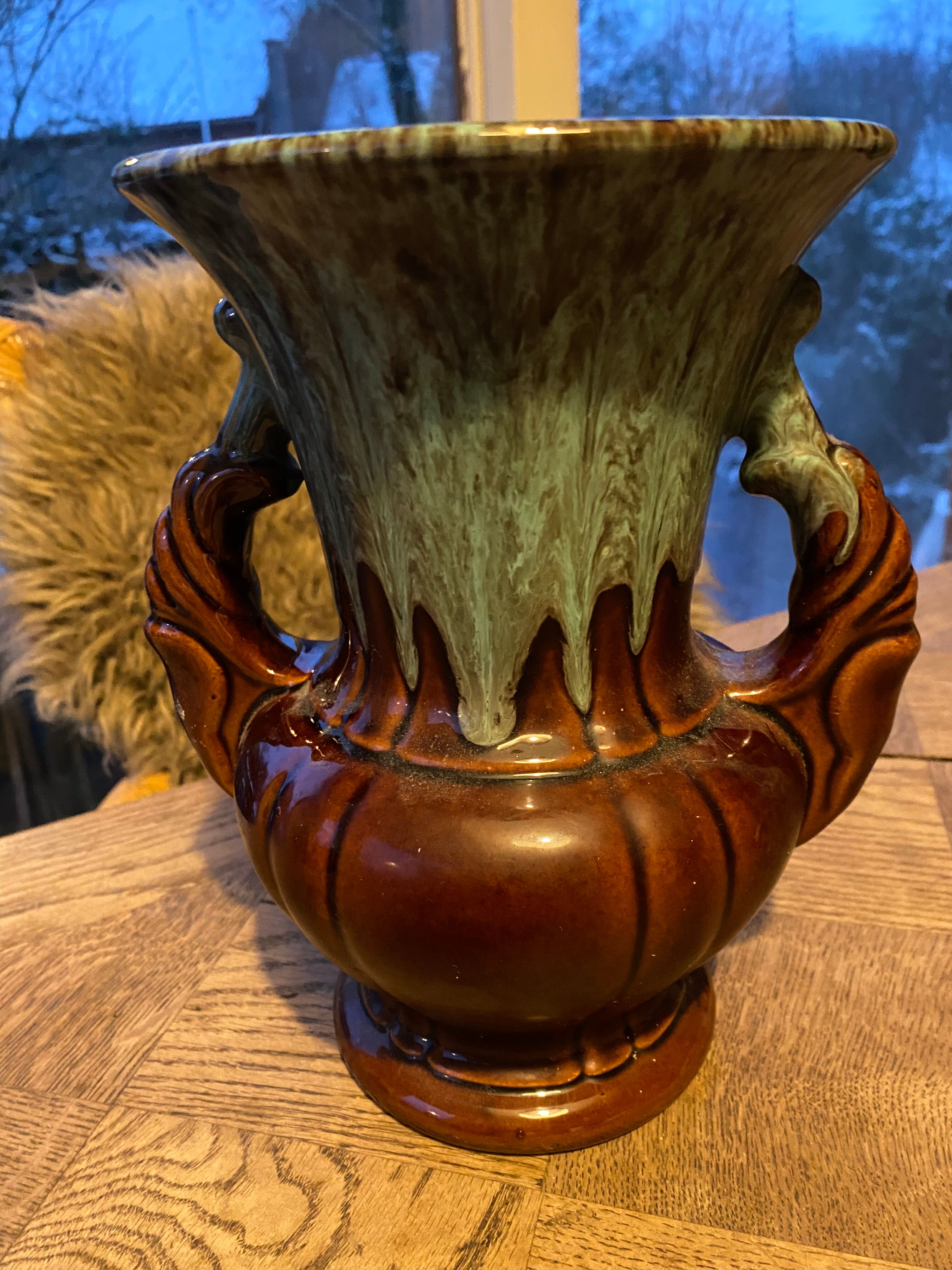 Ceramic amphora vase