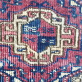 Hand-woven antique Russian Bukhara carpet 170x95cm.