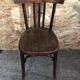 Old Chair Bistro Dark Curved Wood 70s Vintage