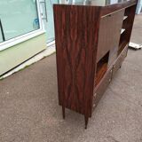 Danish rosewood buffet showcase bar - 1970