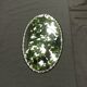 Oval mirror to lay vintage bevelled border slightly marked by time dimension -L-40x Pr-24c