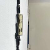 Mid-century modern Danish candle holders in metal and glass by Dantoft, 1960s, set of 2.