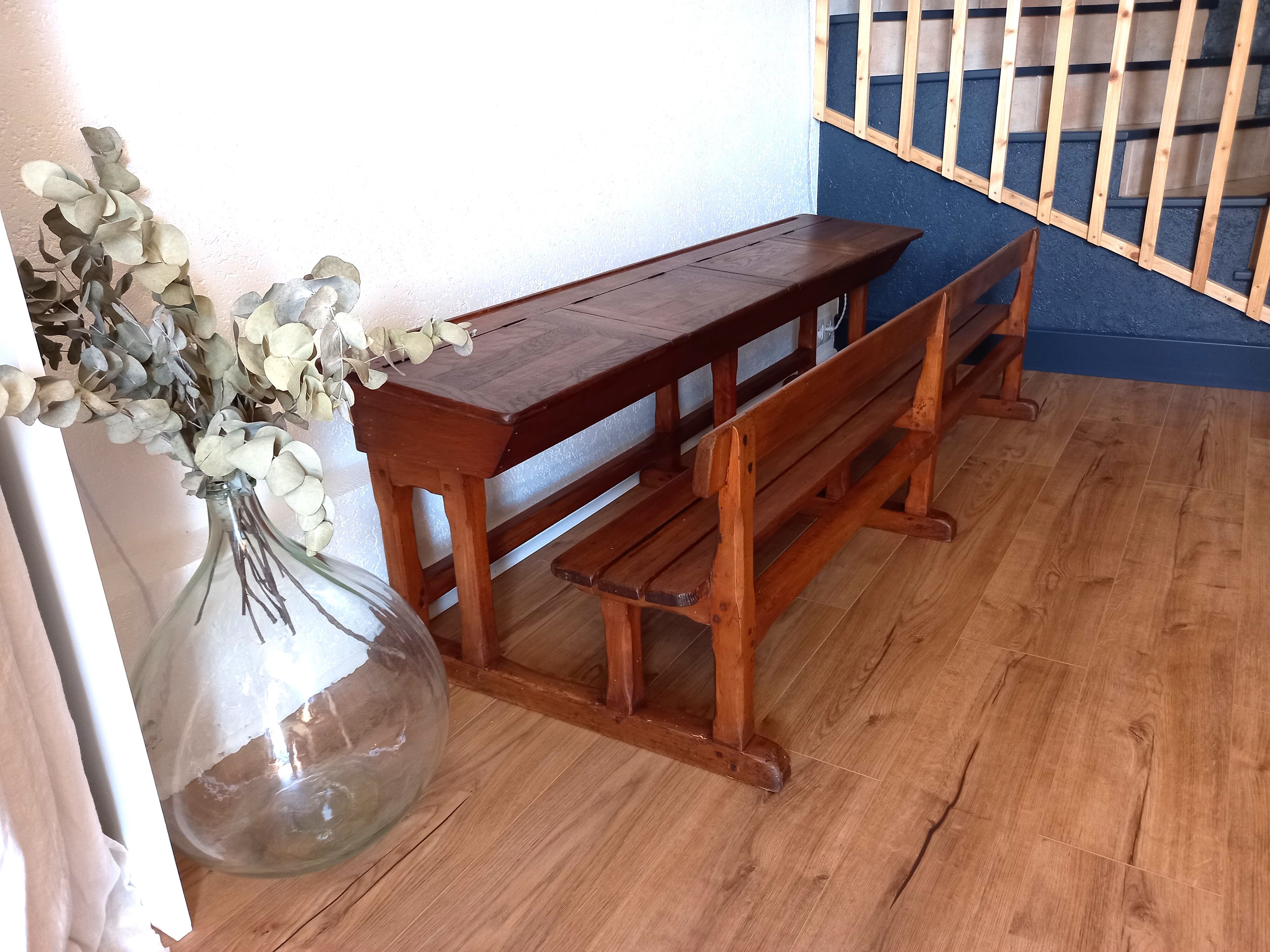 School desk 4 places