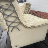 Sofa + 2 leather armchairs