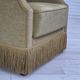 1970s, Danish design, wingback armchair, original condition, furniture velour, beech wood legs.