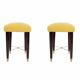 Art Deco rosewood footrest
