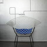 Fauteuil Diamond chair Knoll 421 par Harry Bertoia