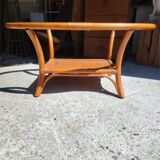 Table basse en bambou