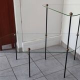 1950s glass display shelves