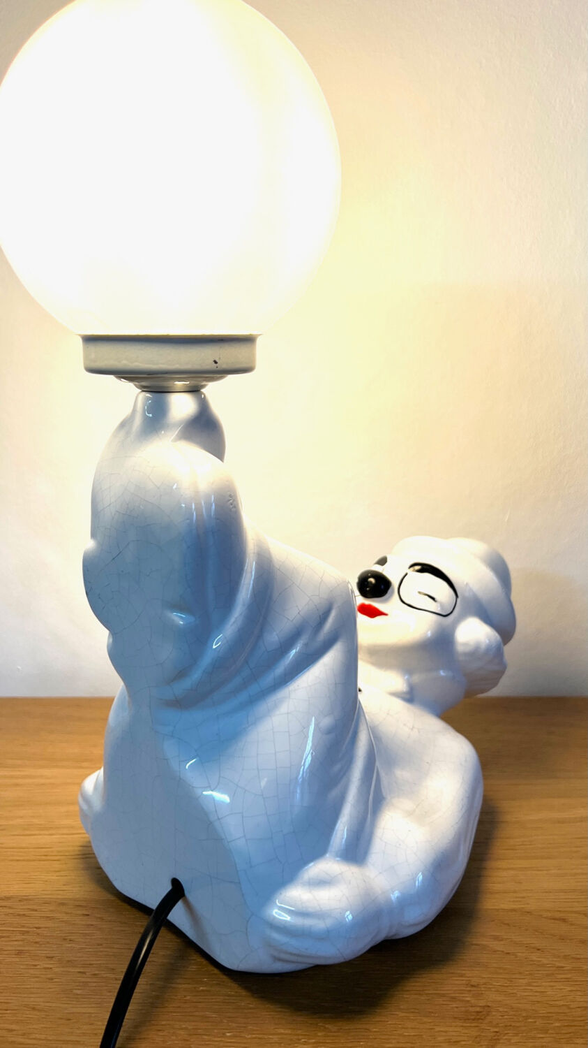 Clown lamp - ceramic - vintage - 70s