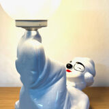 Clown lamp - ceramic - vintage - 70s