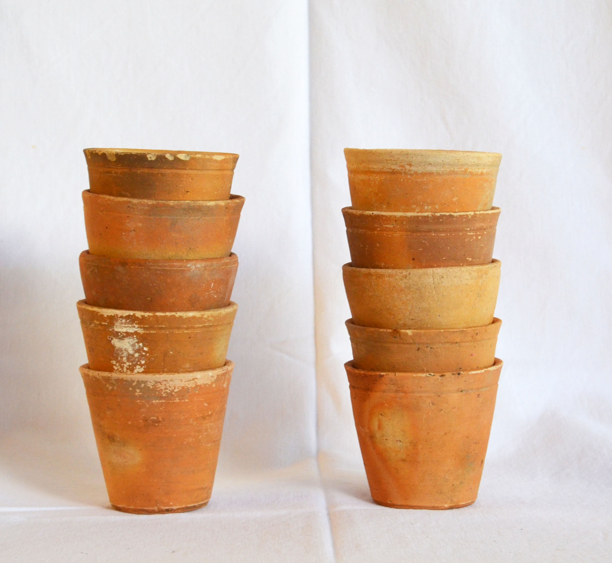 10 old seedling pots