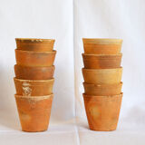 10 old seedling pots