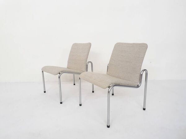 Ensemble de deux chaises longues Kho Liang Ie pour Stabin modèle 703, Hollande, années 1960