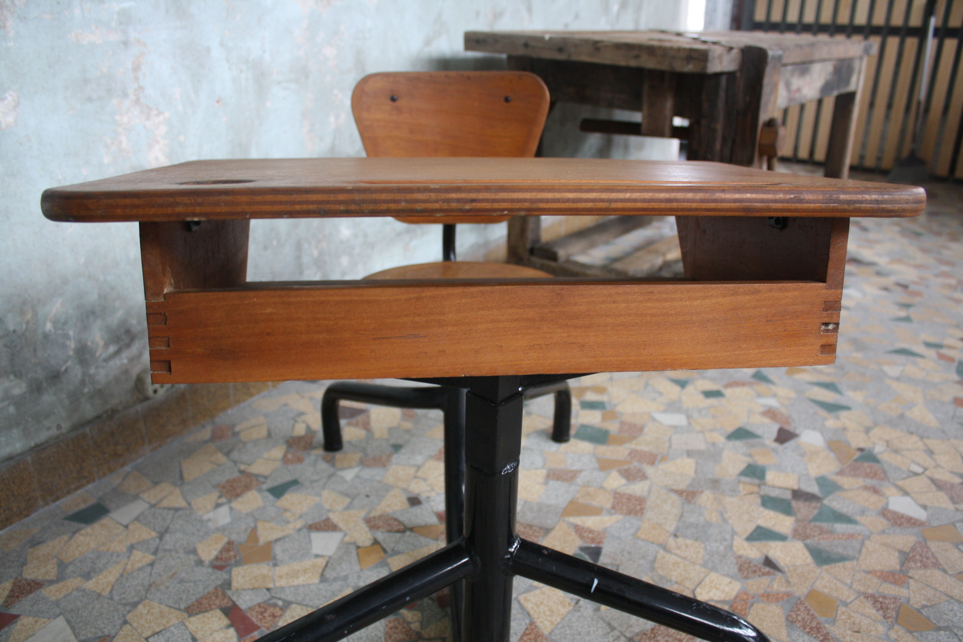 Vintage school desk