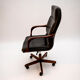 Fauteuil de bureau vintage en cuir