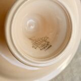 Antique Longwy compote in pink earthenware - Betty series - Art Deco design