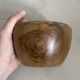 Solid olive bowl