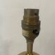 Lampe colonne en laiton 40cm vintage