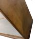 Vintage wooden display shelf/bookcase, shallow.