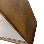 Vitrine, étagère, bibliothèque vintage en bois