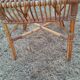 vintage antique rattan armchair