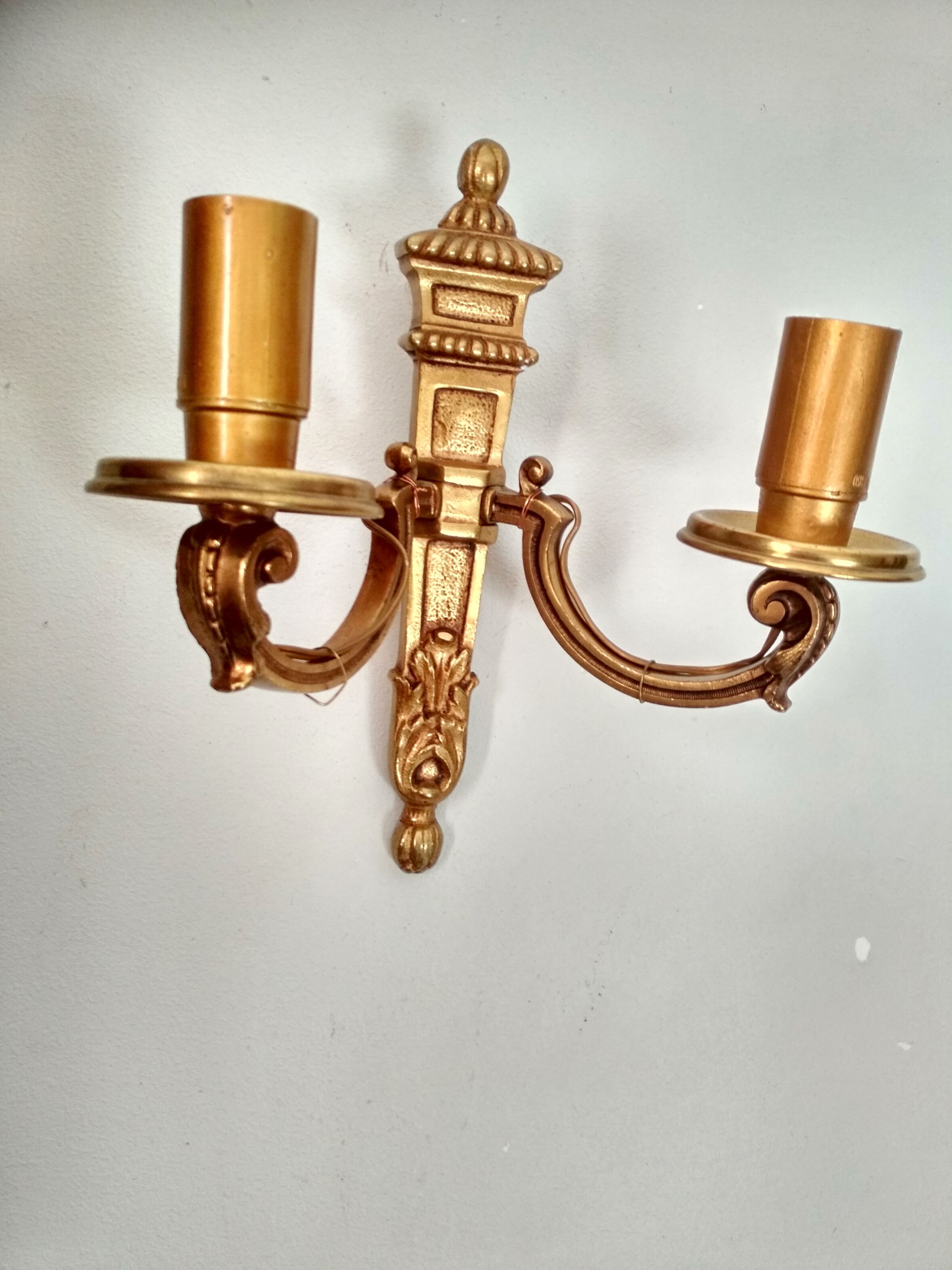 Bronze wall sconce Napoleon III style