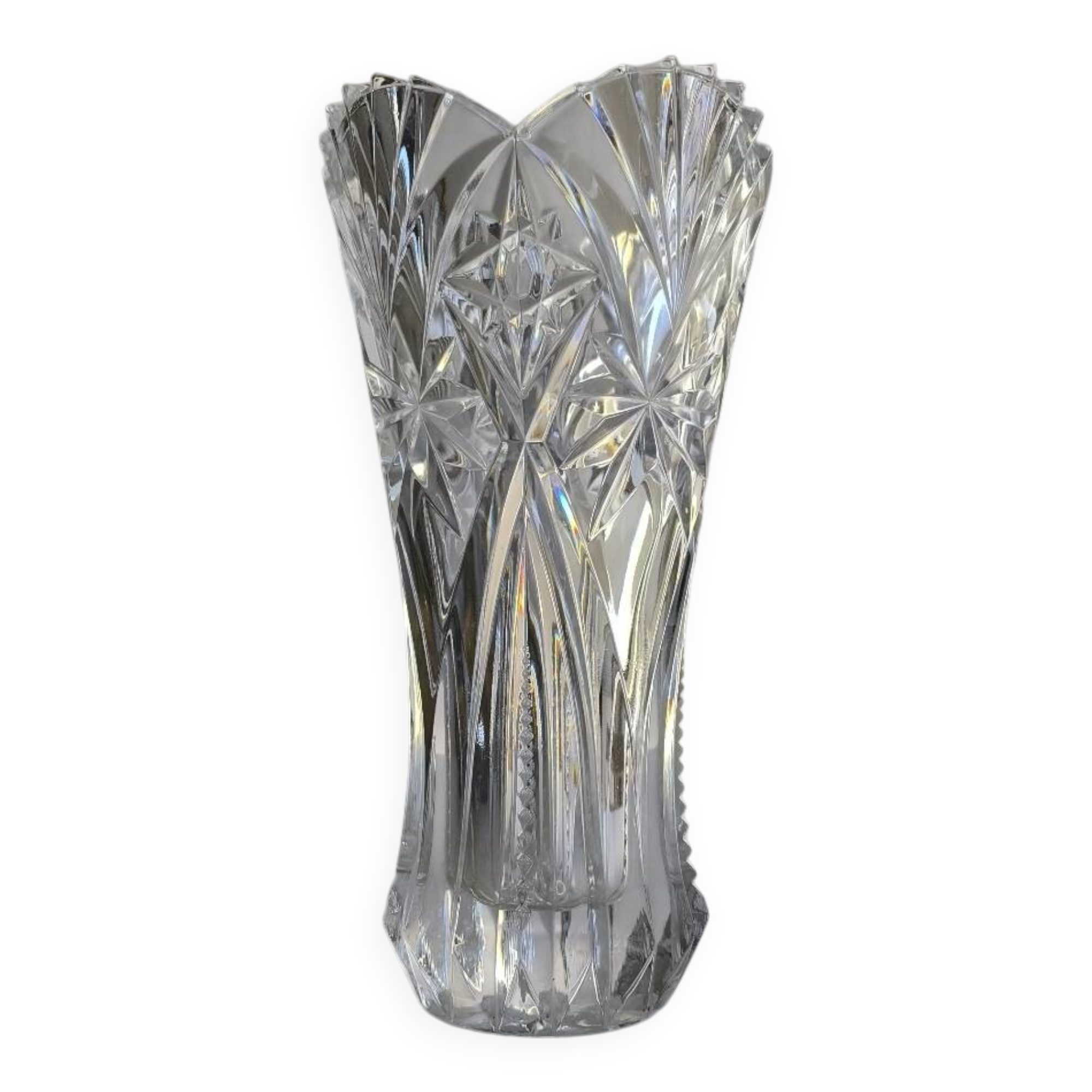Vintage Vincennes vase by Cristal D'Arques Durand in crystal