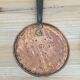 Old copper kitchen utensils - Skimmers x 3 - 1920