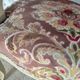 Louis XV style cabriolet armchair - floral velvet seat