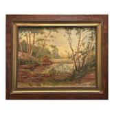Paysage, Louis Lejeune, 1900