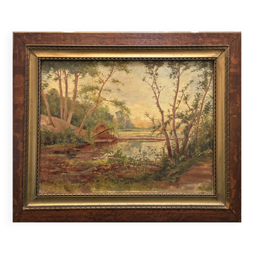 Landscape, Louis Lejeune, 1900