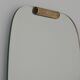 Free-form mirror from the 50s/60s, vintage, 34x77cm