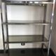 Chrome and smoked glass shelf from the 70s.