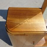 art deco dressing table in light wood