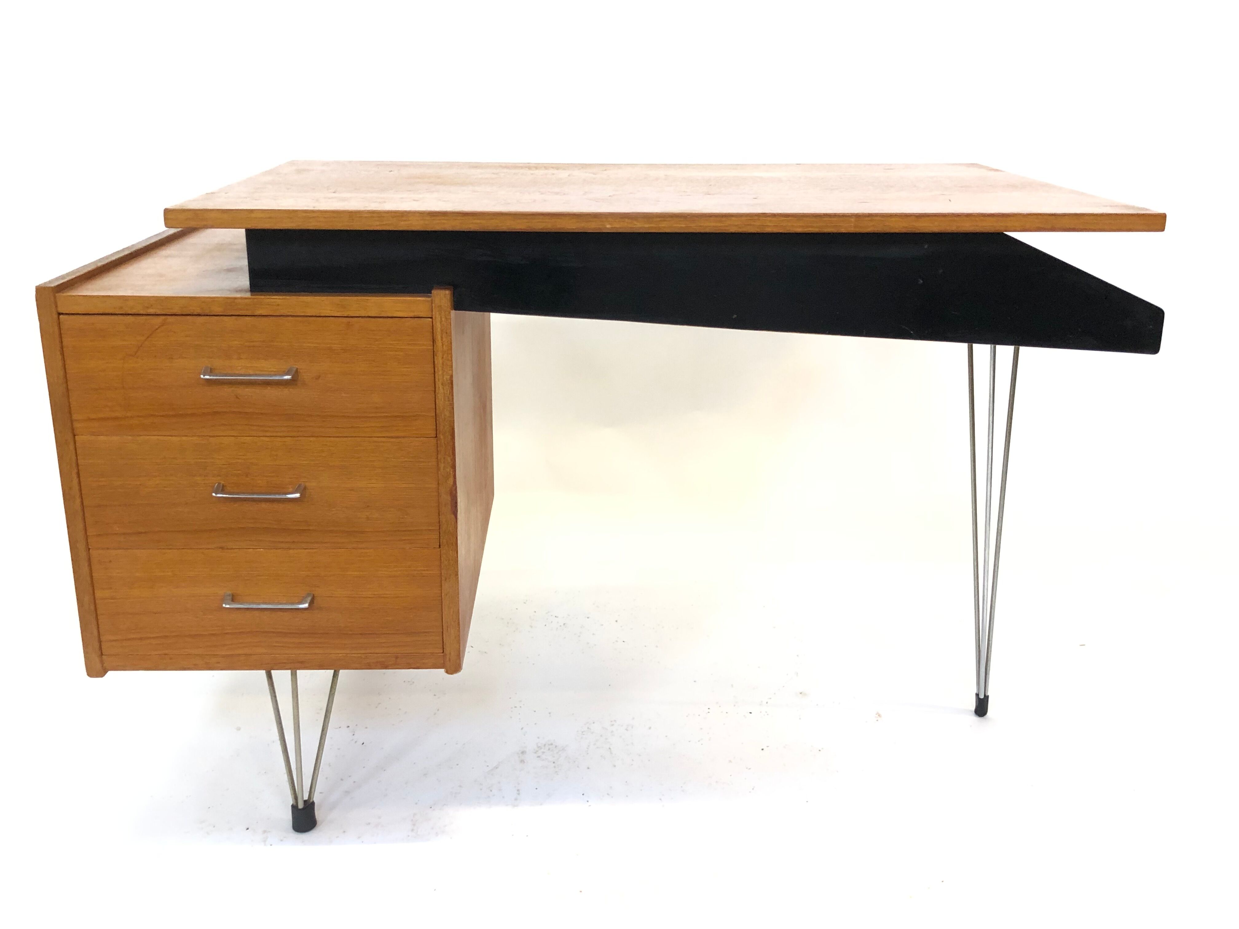 Designer Vintage Pastoe Cees Braakman desk of the 50s teak