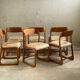6 Baumann chairs foot sled