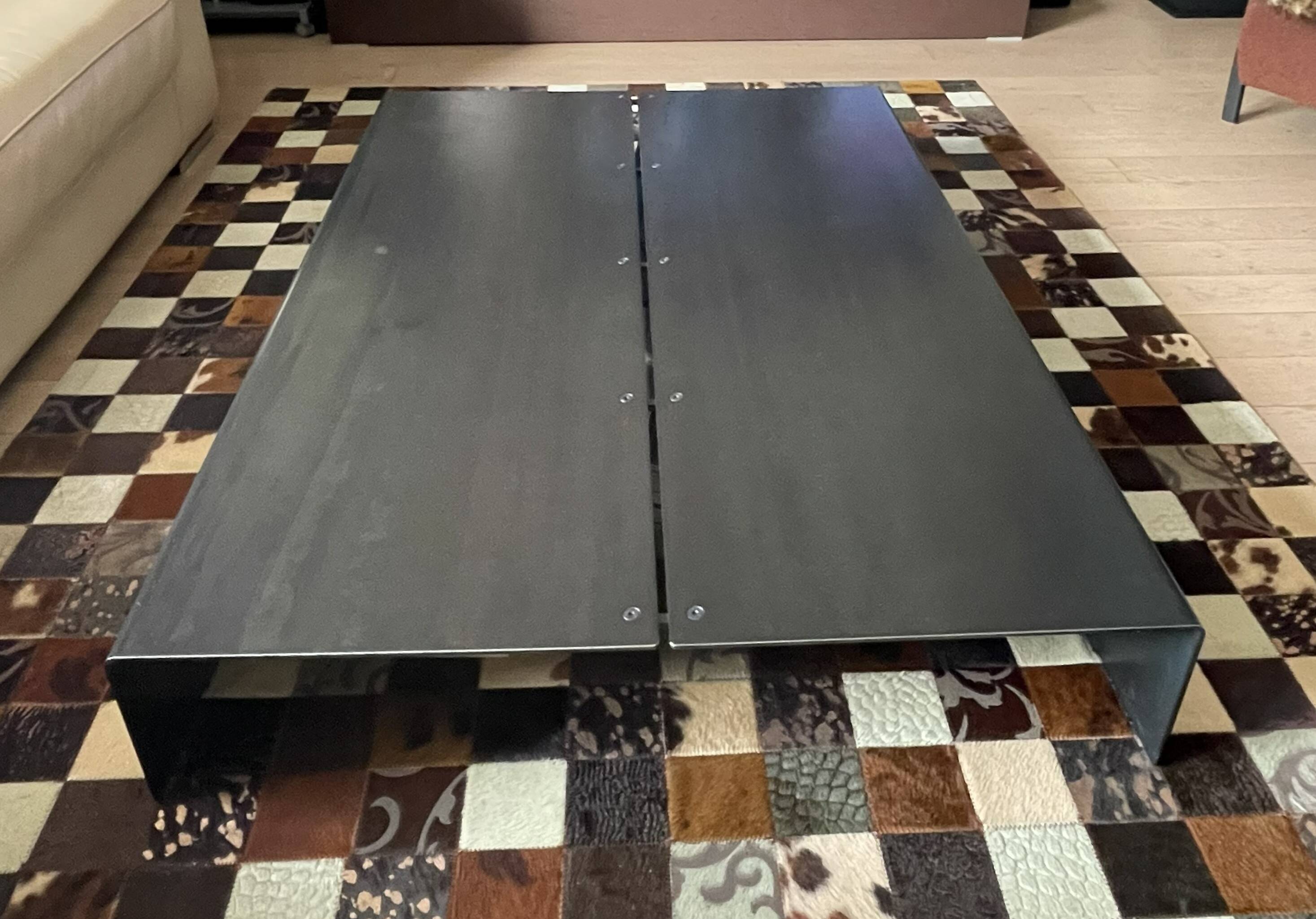 Design steel coffee table (contemporary style)